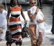 Beyoncé et Jay-Z quittent leur yacht avec leur fille Blue Ivy, le 8 septembre 2012 à Beaulieu-sur-mer