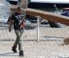 Beyoncé et Jay-Z quittent leur yacht avec leur fille Blue Ivy, le 8 septembre 2012 à Beaulieu-sur-mer