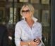 Elle Macpherson, témoin de la mariée, au mariage de Farida Khelfa et Henri Seydoux à la mairie du 17 arrondissement de Paris, le 1er septembre 2012.