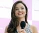 Le top model Miranda Kerr, ambassadrice de Samantha Thavasa, effectue une apparition au Tokyo SkyTree. Tokyo, le 9 septembre 2012.
