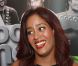 Amel Bent, radieuse lors de la soirée de présentation du sixième Foot Concert au profit de l'association Huntington Avenir au Palais des sports de Lyon le 10 septembre 2012