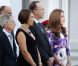La duchesse de Cambridge dans la cours de la résidence présidentielle de Singapour, Istana, le 11 septembre 2012