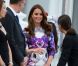 La duchesse de Cambridge dans la cours de la résidence présidentielle de Singapour, Istana, le 11 septembre 2012