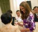 Kate Middleton et le prince William étaient reçu par le président de Singapour, Tony Tan, et sa femme lors de leur premier jour de leur périple en Asie du sud-est, le 11 septembre 2012