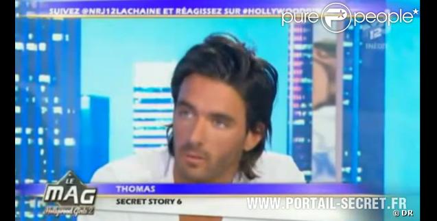 Thomas s'explique dans Hollywood Girls - Le Mag sur NRJ 12