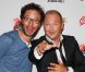 Manu et Cauet lors de la conférence de presse de rentrée de la régie NRJ Global 2012 le 12 septembre 2012 à Paris chez NRJ
