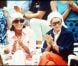 Les princesses Grace et sa fille Caroline, en 1972.