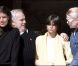 La princesse Grace, le prince Rainier et leurs filles, les princesses Stéphanie et Caroline, à Gstaad en 1980.