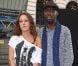  Thomas N'Gijol et Karole Rocher assistent au Plus Grand Défilé de Mode du Monde, organisé par les Galeries Lafayette. Paris, le 18 septembre 2012. 