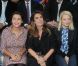 Emma de Caunes, Mademoiselle Agnès et Mélanie Thierry lors du plus grand défilé du monde à Paris, le 18 septembre 2012.