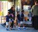 Heidi Klum à Los Angeles avec son nouvel amoureux et ses enfants le 19 septembre 2012