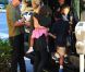 Heidi Klum à Los Angeles avec son nouvel amoureux et ses enfants le 19 septembre 2012