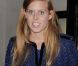 La princesse Beatrice d'York à la sortie de chez Scott, dans Mayfair, après un dîner avec sa mère Sarah Ferguson, à Londres, le 21 septembre 2012.