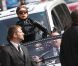  Lady Gaga quitte son hôtel pour se rendre sur les Champs-Elysées faire le lancement de son parfum à Paris le 23 septembre 2012 