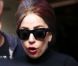  Lady Gaga quitte son hôtel pour se rendre sur les Champs-Elysées faire le lancement de son parfum à Paris le 23 septembre 2012 
