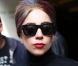  Lady Gaga : la diva quitte son hôtel pour se rendre sur les Champs-Elysées faire le lancement de son parfum à Paris le 23 septembre 2012 