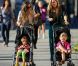 Sarah Jessica Parker emmène ses filles à l'école, à New York, le 24 septembre 2012