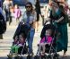 Sarah Jessica Parker emmène ses filles à l'école, à New York, le 24 septembre 2012