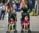 Sarah Jessica Parker emmène ses filles à l'école, à New York, le 24 septembre 2012
