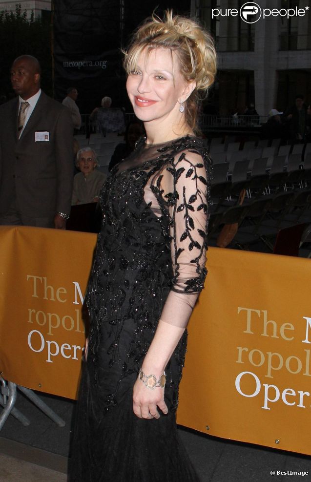 L'artiste américaine Courtney Love à la soirée de gala Metropolitan Opera Opening Night à New York, le 24 Septembre 2012.