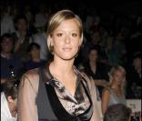 Federica Pellegrini au défilé Emporio Armani, le 22/06/08, à Milan