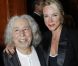 Francis Lai, Géraldine Danon à la soirée où Arlette Gordon a été décorée, au club 13 à Paris le 23 septembre.