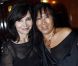 Evelyne Bouix, Mei Chen Chalais à la soirée où Arlette Gordon a été décorée, au club 13 à Paris le 23 septembre.