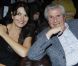 Claude Lelouch et sa compagne Valerie Perrin à la soirée où Arlette Gordon a été décorée, au club 13 à Paris le 23 septembre.