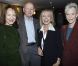 Gilles Jacob entouré de Nathalie Baye, Arlette Gordon et Tonie Marshall au club 13 à Paris le 23 septembre.