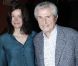 Marianne Denicourt et Claude Lelouch à la soirée où Arlette Gordon a été décorée, au club 13 à Paris le 23 septembre.
