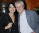 Claude Lelouch et sa compagne Valérie Perrin à la soirée où Arlette Gordon a été décorée, au club 13 à Paris le 23 septembre.
