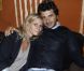 Sarah Lelouch et son fiancé David Marouani à la soirée où Arlette Gordon a été décorée, au club 13 à Paris le 23 septembre.
