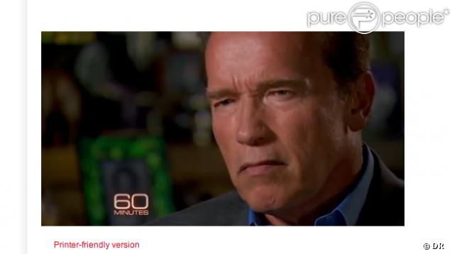 Arnold Schwarzenegger touché en plein coeur par Lesley Stahl pour une interview événement de  60 Minutes .