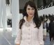 Caroline Sieber au défilé Chanel organisé au Grand Palais le 2 octobre 2012