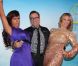 Jean-Marc Genereux, Lorie et Amel Bent à la première de  Clochette et le Secret des Fées  le 2 octobre 2012 à Paris.