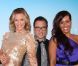 Jean-Marc Genereux, Lorie et Amel Bent à la première de  Clochette et le Secret des Fées  le 2 octobre 2012 à Paris.