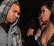 Rihanna et Chris Brown le 1er mars 2008.