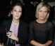 Alysson Paradis et Judith Godrèche assistent au défilé prêt-à-porter d'Elie Saab à l'Espace Éphémère du jardin des Tuileries. Paris, le 3 octobre 2012.