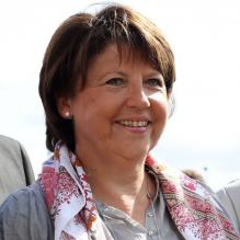 Martine Aubry à La Rochelle, le 24 août 2012.
