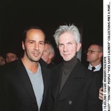 Tom Ford et Richard Buckley en 2001à Paris