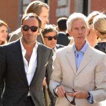 Tom Ford et Richard Buckley en 2007. Le couple a accueilli le 23 septembre 2012 un petit Alexander.