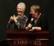 Dame Judi Dench était en pleine forme, et a plaisanté sur le maillot de bain La Perla de Daniel Craig dans Casino Royale. Vente aux enchères d'objets de la saga James Bond donnés par les acteurs de la franchise, chez Christie's, à Londres, le 5 octobre 2012