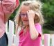 Jennifer Garner emmène ses filles Seraphina et Violet à une fête, le 6 octobre 2012 à Los Angeles