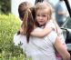 Jennifer Garner emmène ses filles Seraphina et Violet à une fête, le 6 octobre 2012 à Los Angeles