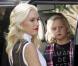 Gwen Stefani surprise à la descente de son Range Rover avec son fils Zuma, 4 ans. Los Angeles, le 6 octobre 2012.