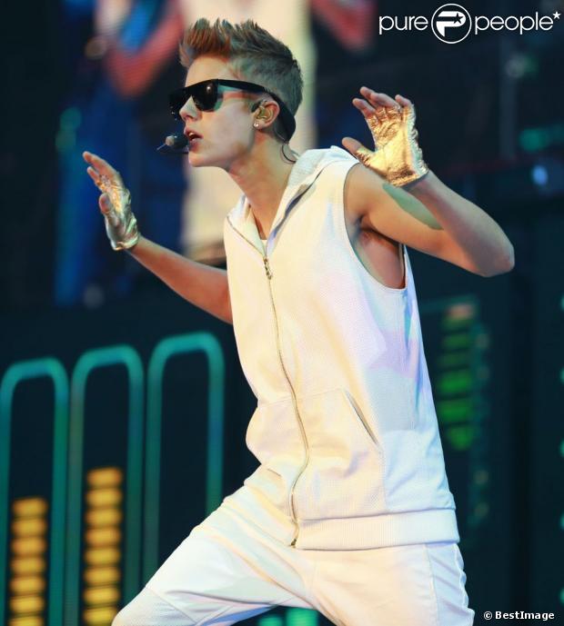 Concert de Justin Bieber à Vancouver au Canada le 10 octobre 2012.
