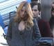 Blake Lively sur le tournage de Gossip Girl, à New York, le 11 octobre 2012