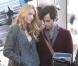 Blake Lively et Penn Badgley sur le tournage de Gossip Girl, à New York, le 11 octobre 2012