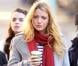 Blake Lively sur le tournage de Gossip Girl, à New York, le 11 octobre 2012