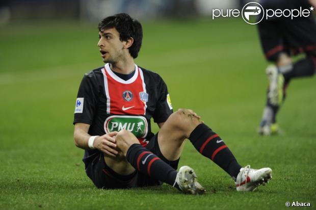 Javier Pastore lors du PSG-Lyon du 21 mars 2012 à Paris